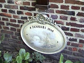 plakette n.a.v. mijnontploffing bij het Patronaat